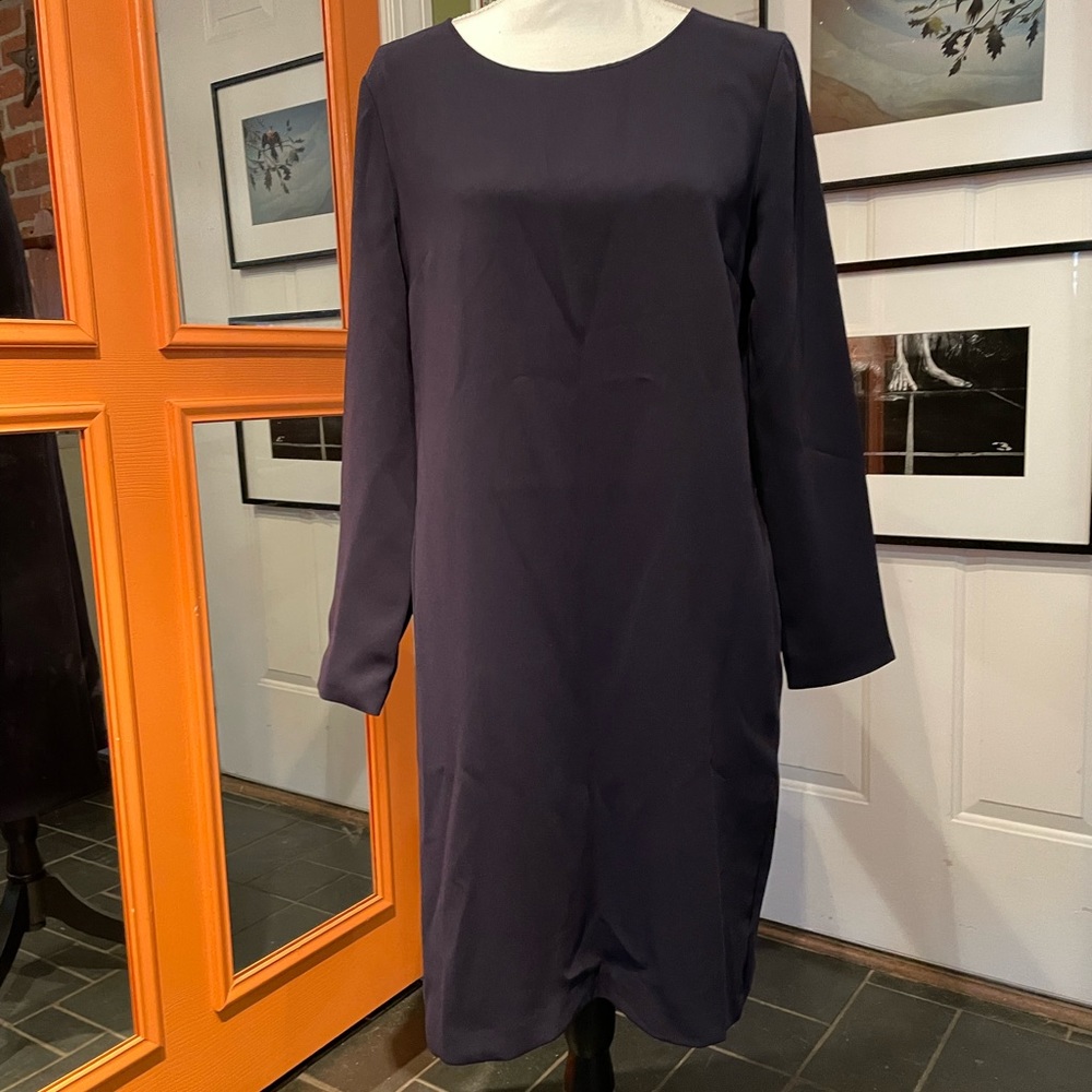 Theory sheath dark blue dress - size M